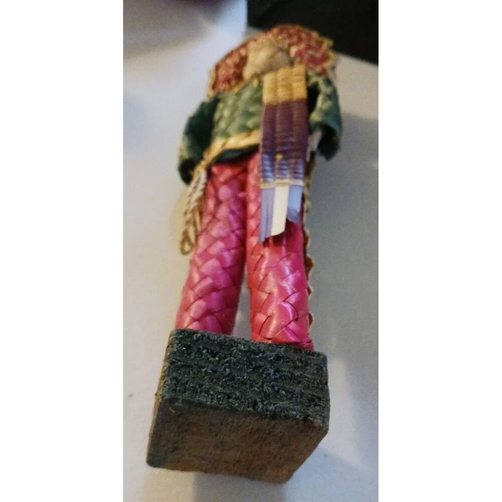 Rare Vintage Handmade Basket Woven Vaquero